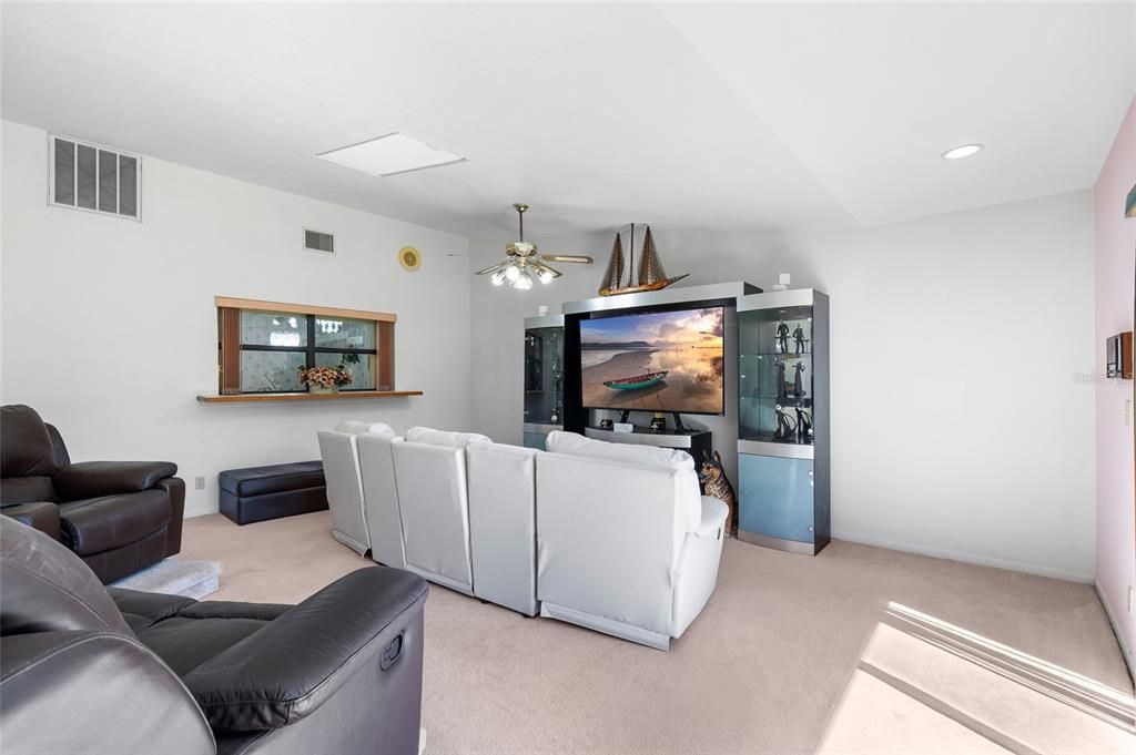 Home Theatre Room, Interior, Recessed Lighting, Theatre Room