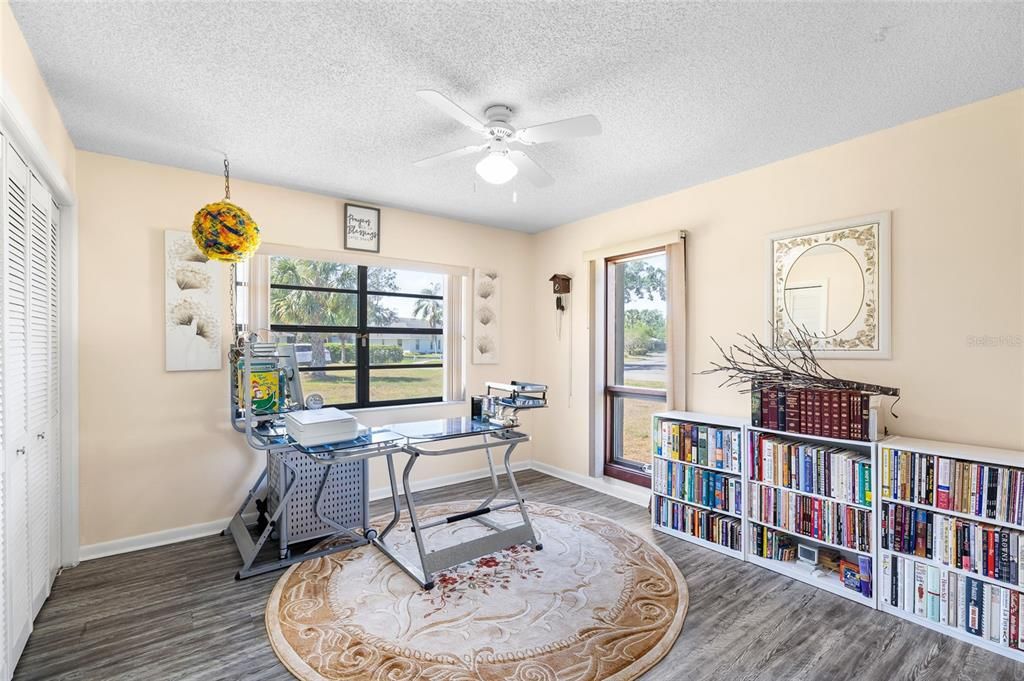 Home Office, Interior, Wood Texture Flooring