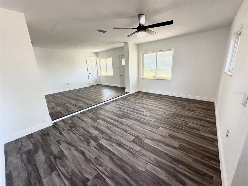 Empty room, Interior, Wood Texture Flooring