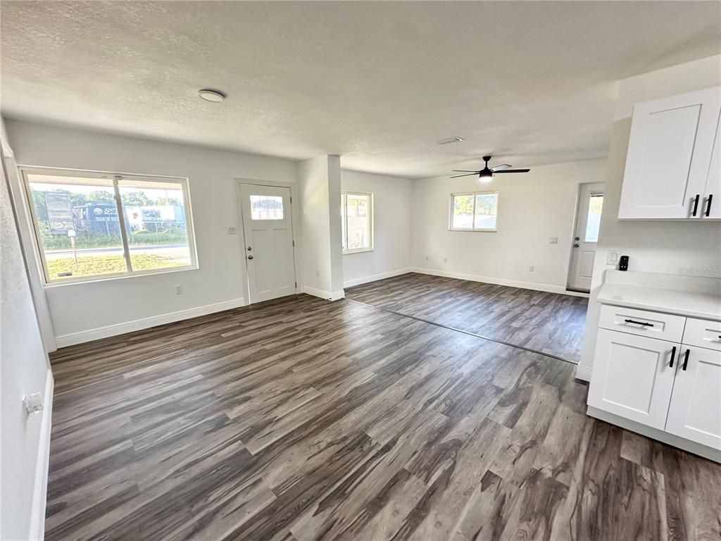 Empty room, Interior, Wood Texture Flooring