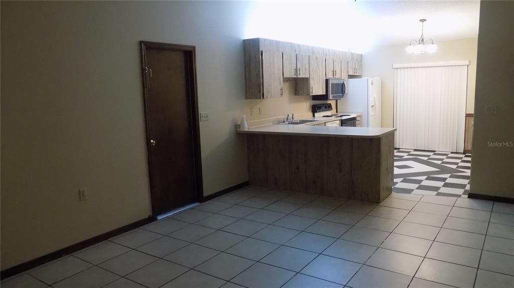 Chandelier, Interior, Kitchen