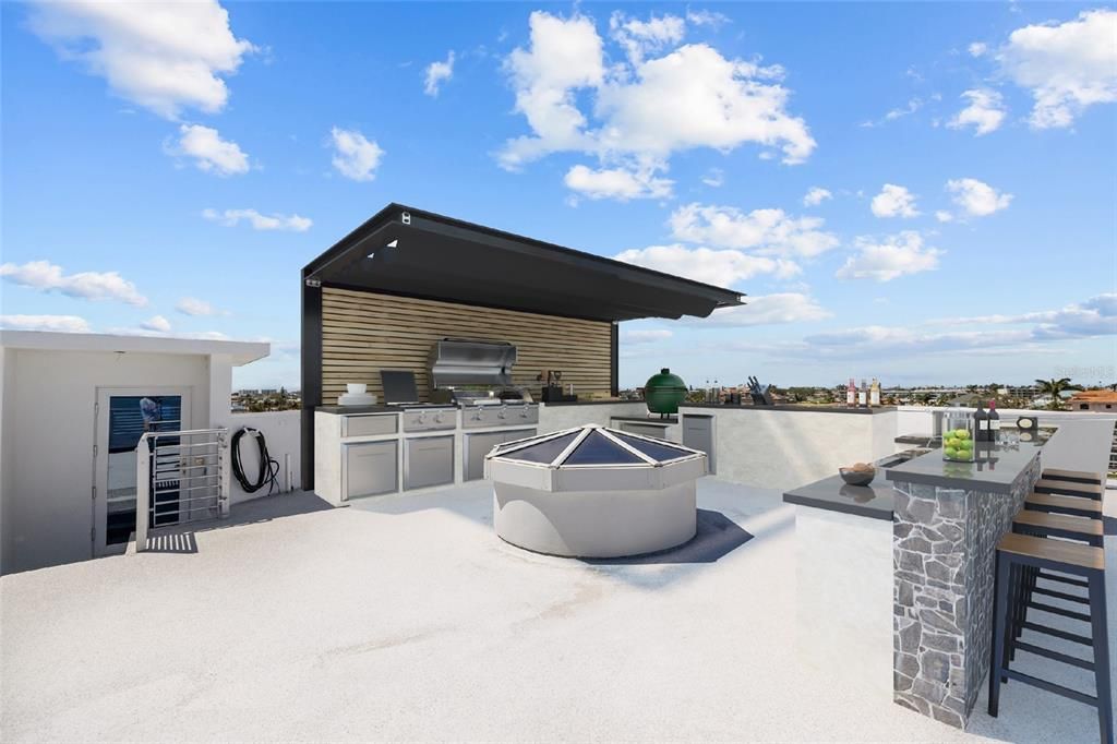 Exterior, Outdoor Kitchen