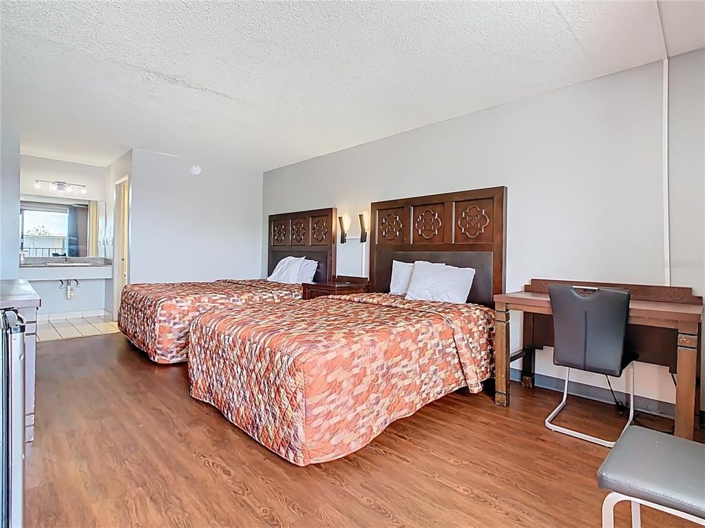 Bedroom, Interior, Wood Texture Flooring