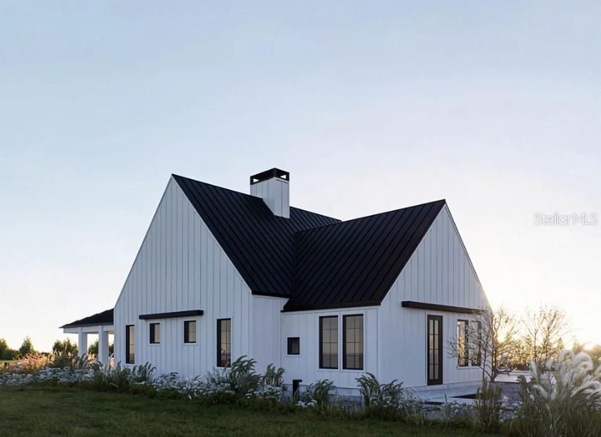 Backyard, Exterior, Facade, Farmhouse