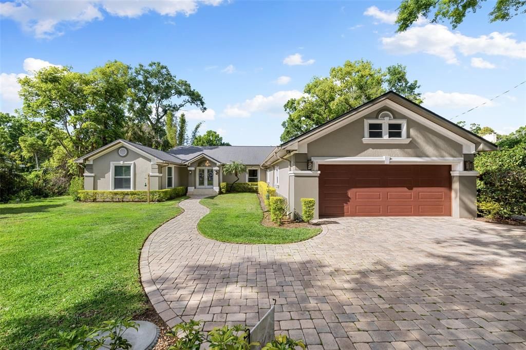 Attached, Backyard, Exterior, Facade, Ranch