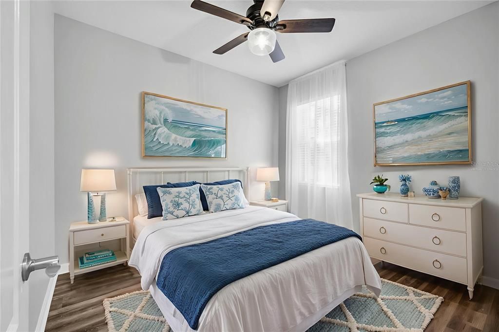 Bedroom, Interior, Wood Texture Flooring