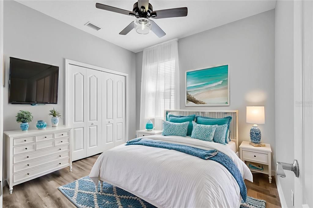 Bedroom, Interior, Wood Texture Flooring