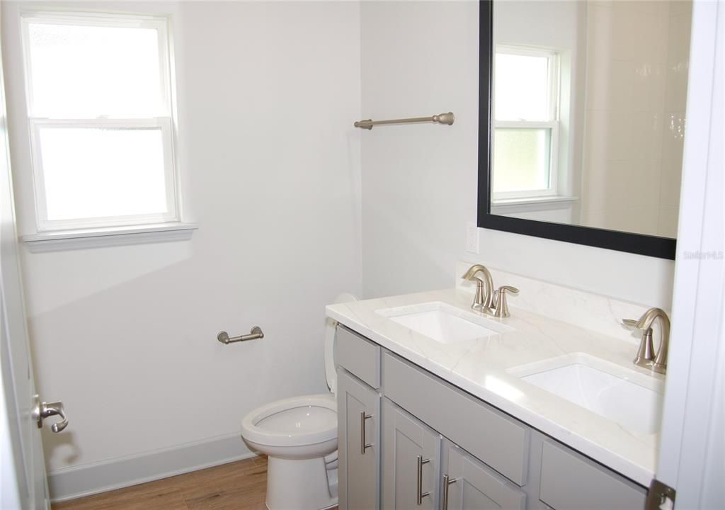 Bathroom, Interior, Wood Texture Flooring