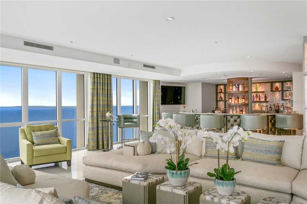 Dining room, Interior, Living room, Recessed Lighting, Water
