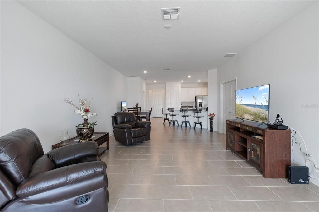 Interior, Kitchen, Living room, Recessed Lighting