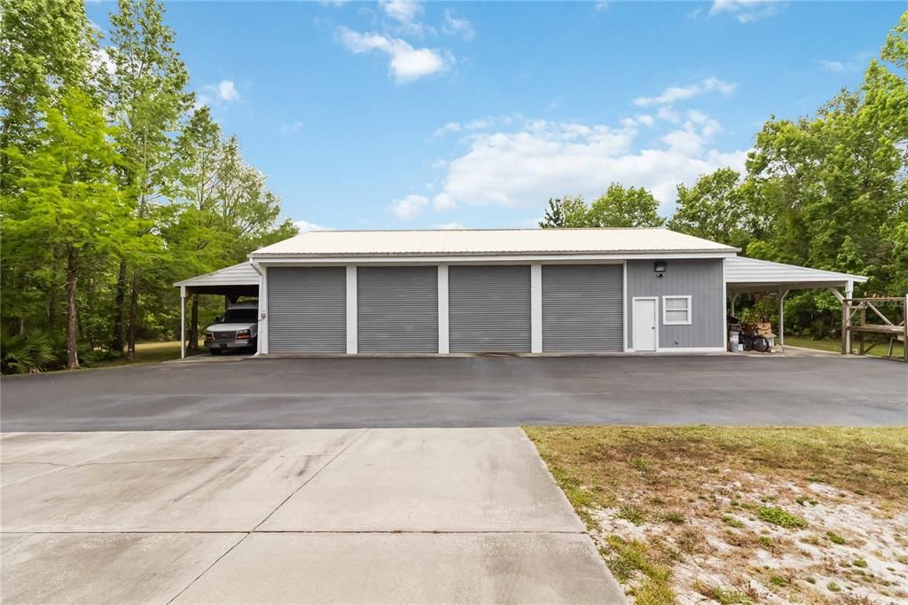 Backyard, Detached Garage, Exterior