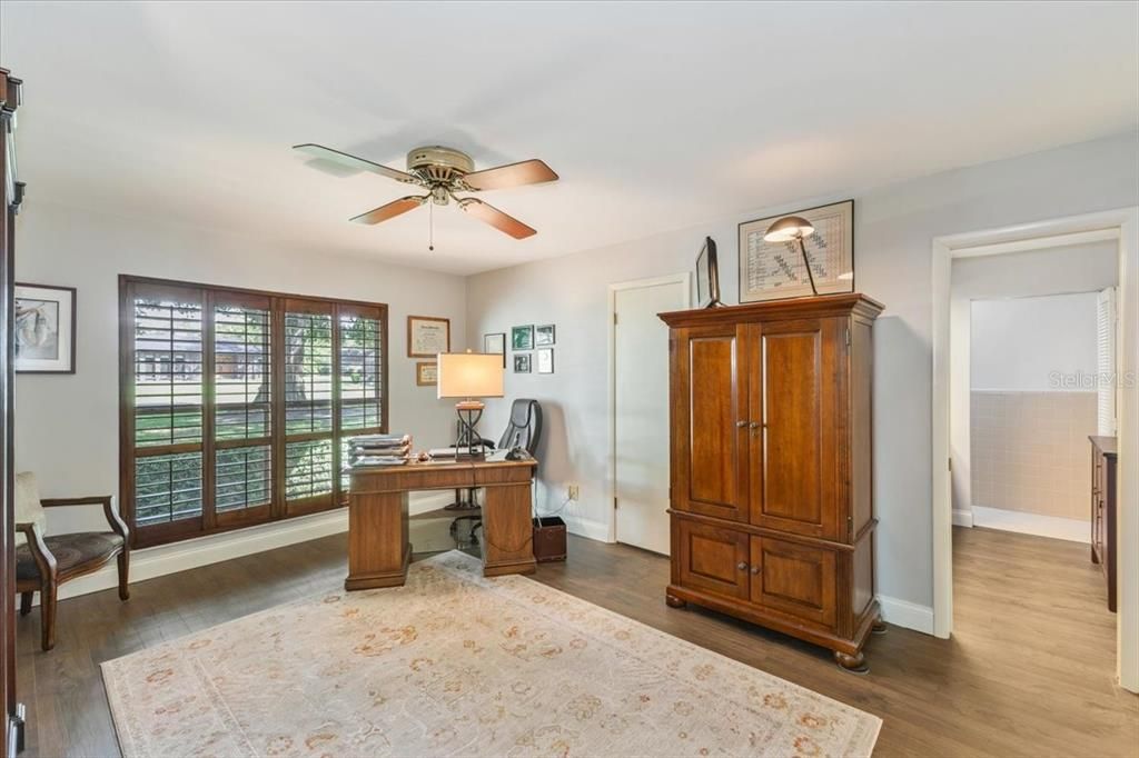Home Office, Interior, Wood Texture Flooring