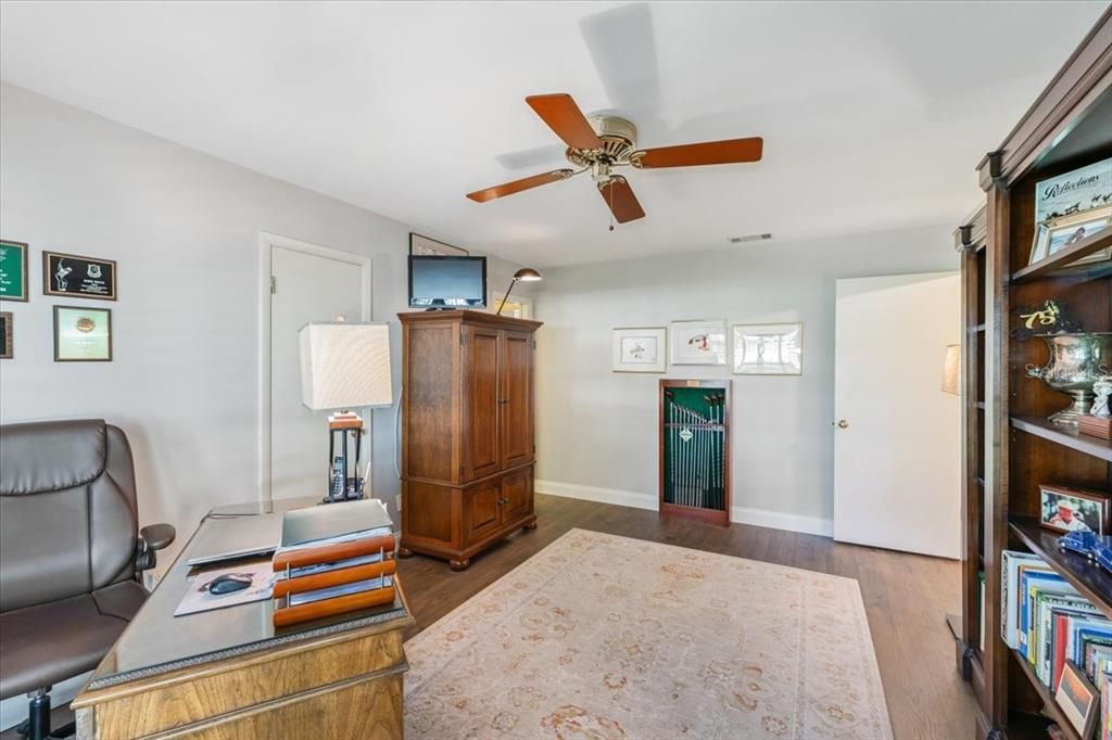 Home Office, Interior, Wood Texture Flooring