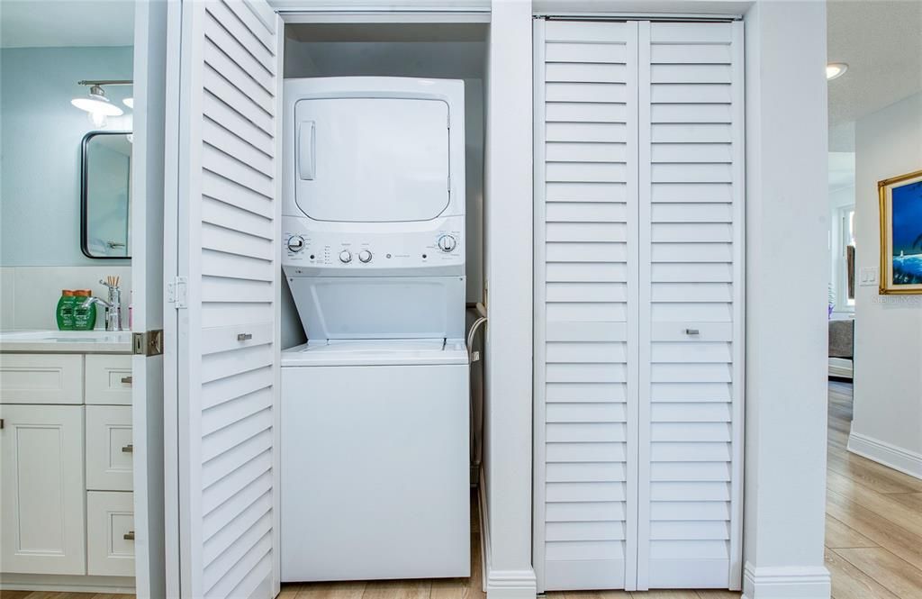 Interior, Utility Closets, Washer, Wood Texture Flooring