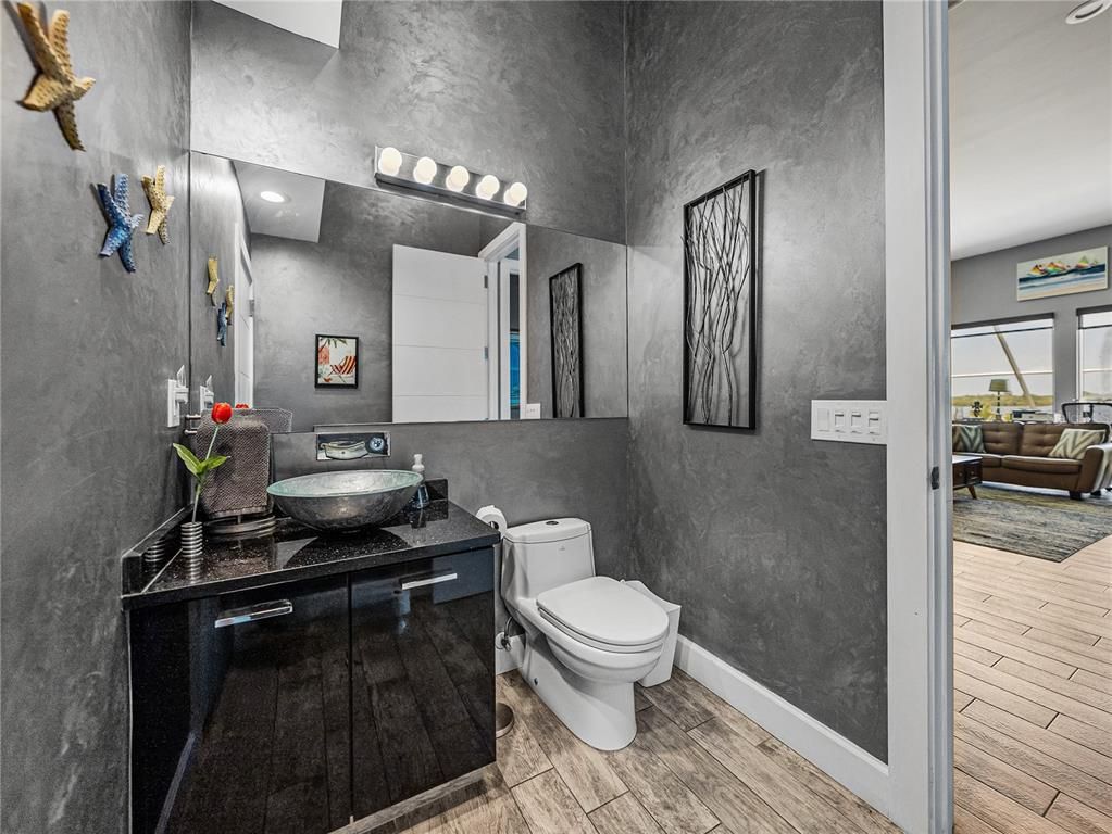 Bathroom, Interior, Wood Texture Flooring