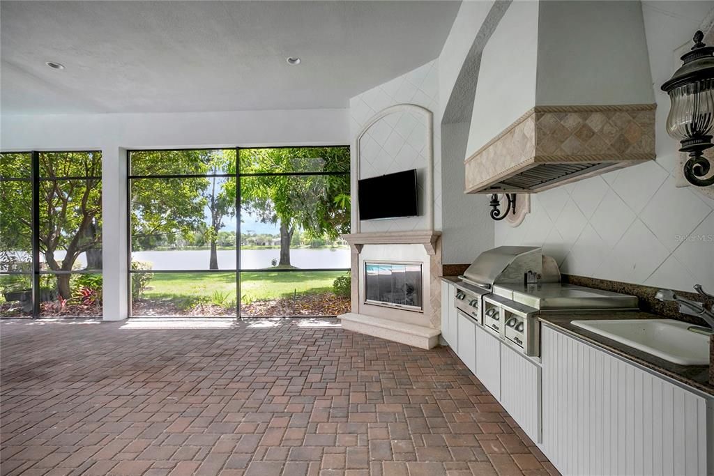 Fireplace, Interior, Recessed Lighting