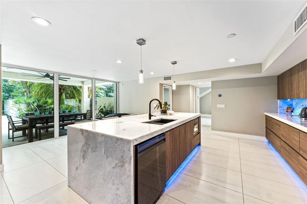 Interior, Kitchen, Pendant Lights, Recessed Lighting