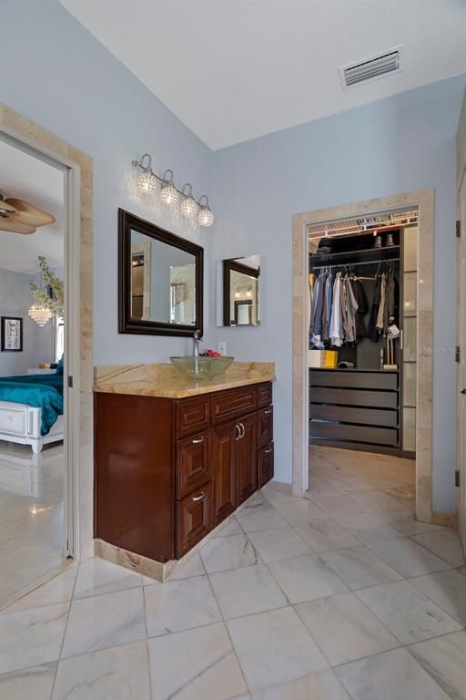 Bathroom, Interior, Marble, Walk-in Closets