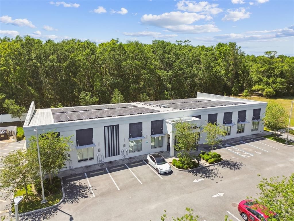 Exterior, Facade, Solar Panels, Ranch