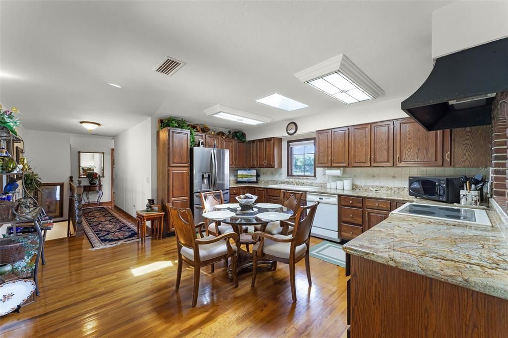 Dining room, Interior, Kitchen, Wood Texture Flooring