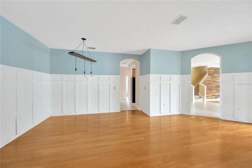 Empty room, Interior, Wood Texture Flooring