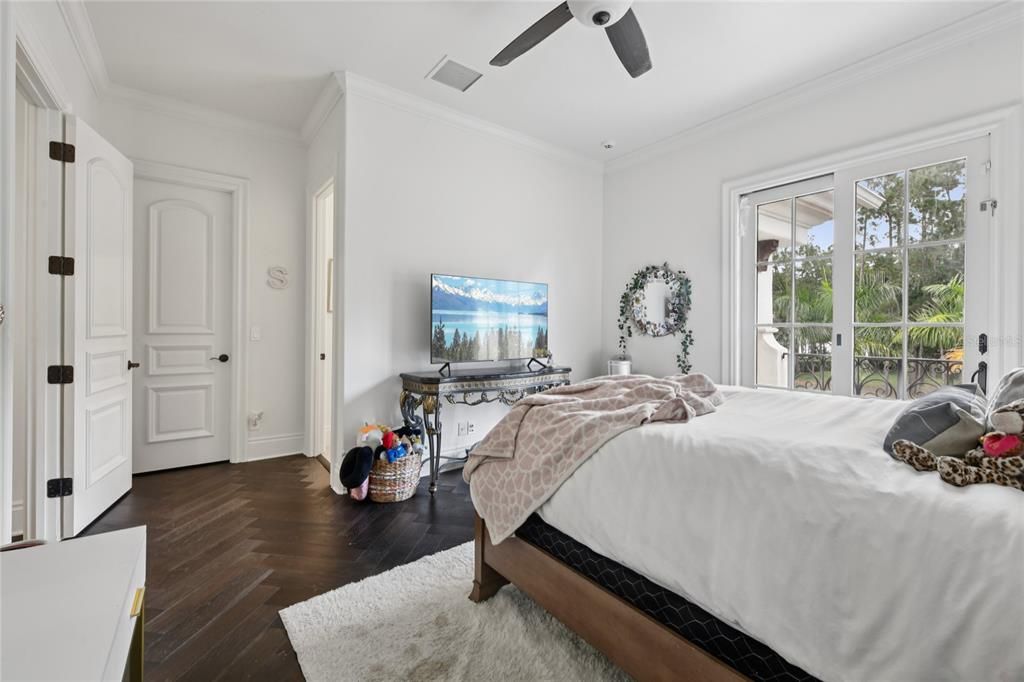 Bedroom, Interior, Wood Texture Flooring