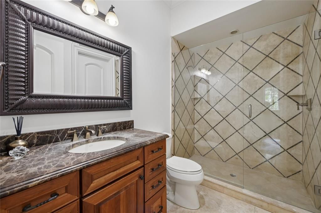 Bathroom, Glass Shower, Interior