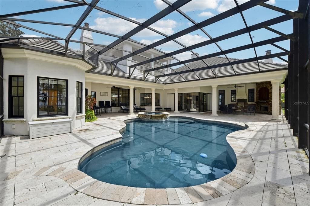 Glass Ceilings, Interior, Pool, Sun Room