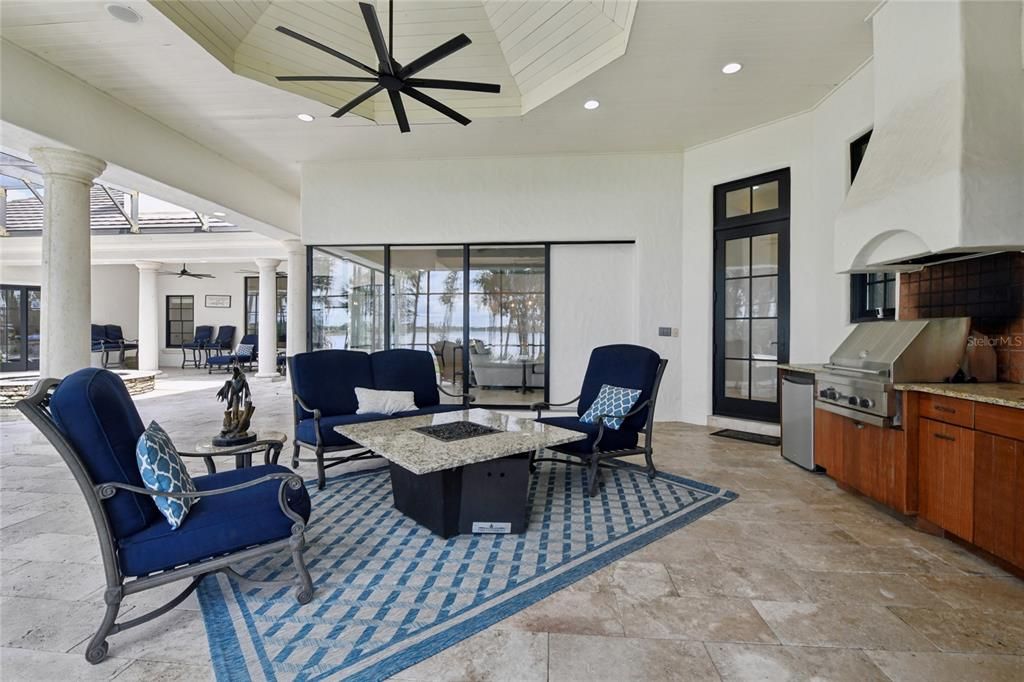 Interior, Living room, Recessed Lighting