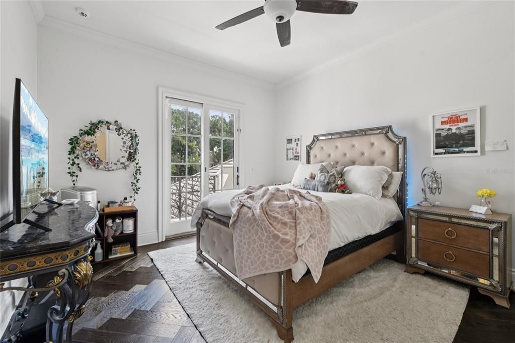 Bedroom, Interior, Wood Texture Flooring