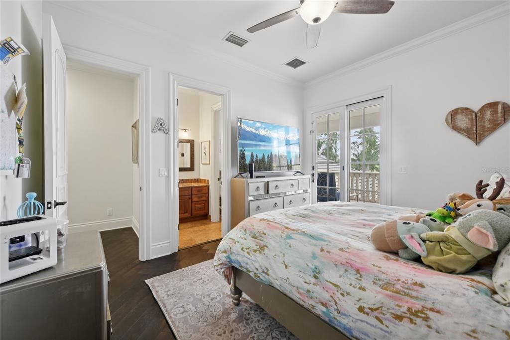 Bedroom, Interior, Wood Texture Flooring