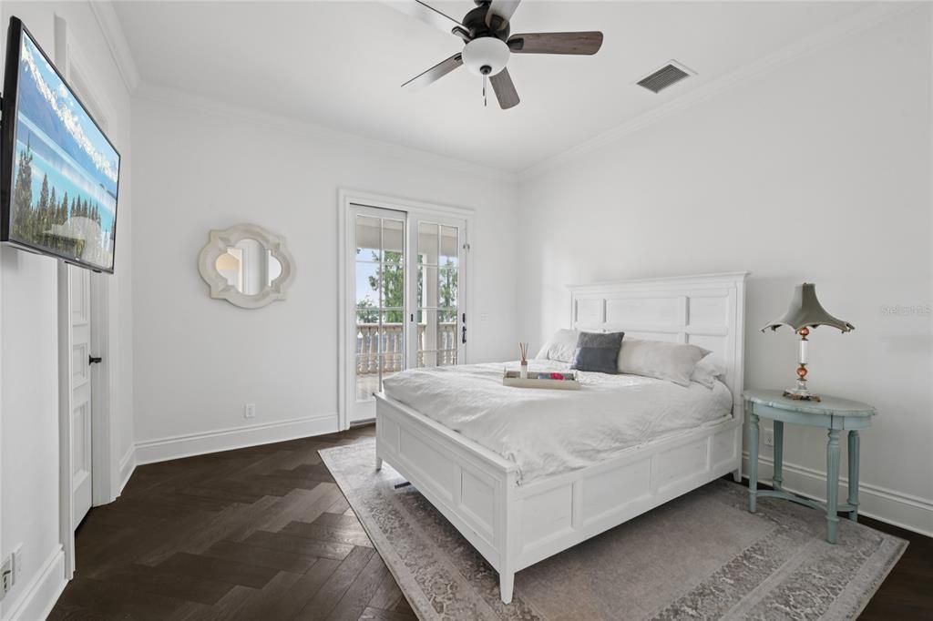 Bedroom, Interior, Wood Texture Flooring