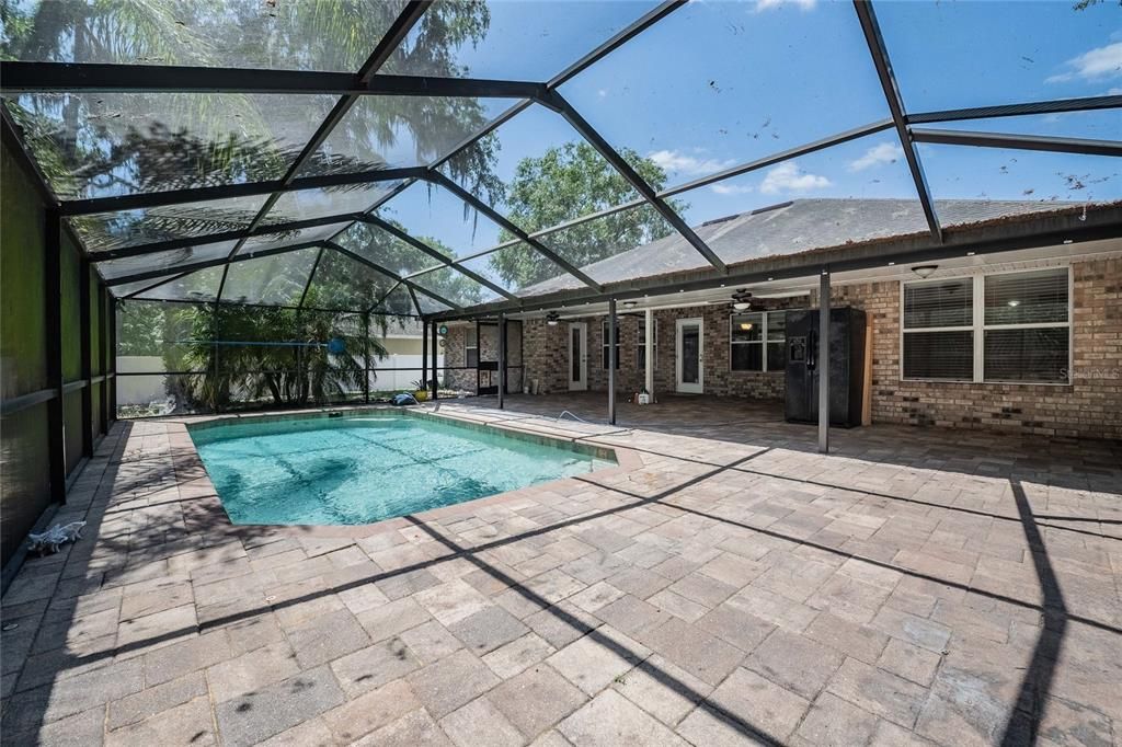 Glass Ceilings, Interior, Pool, Stone Walls, Sun Room