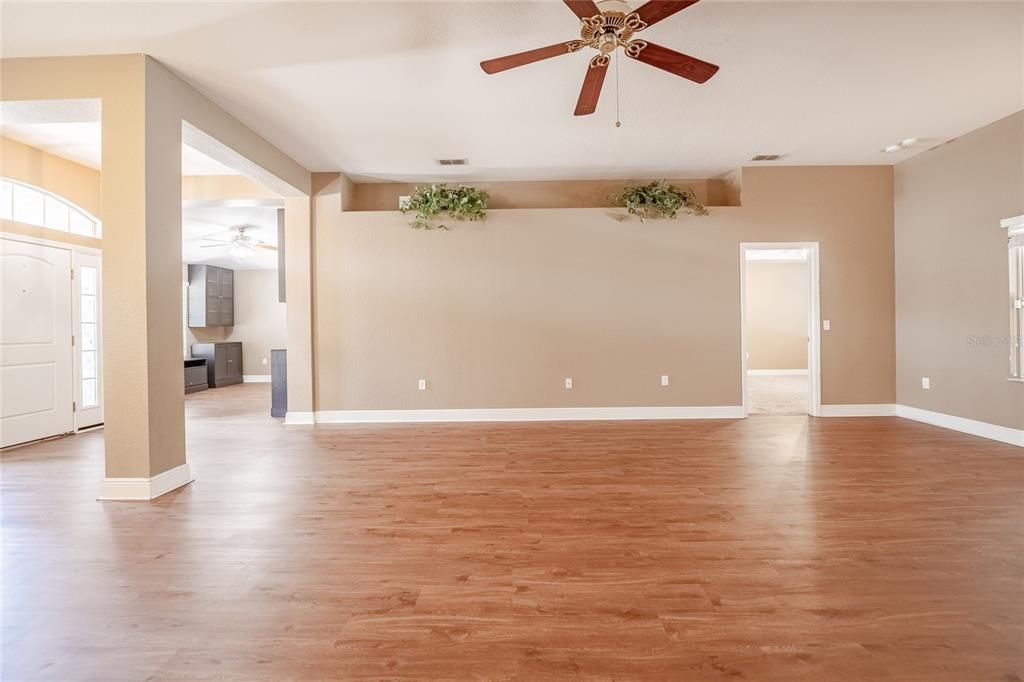 Empty room, Interior, Wood Texture Flooring