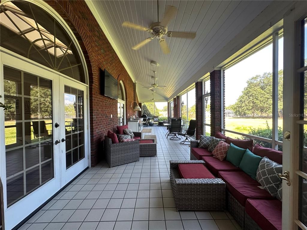 Interior, Living room, Stone Walls