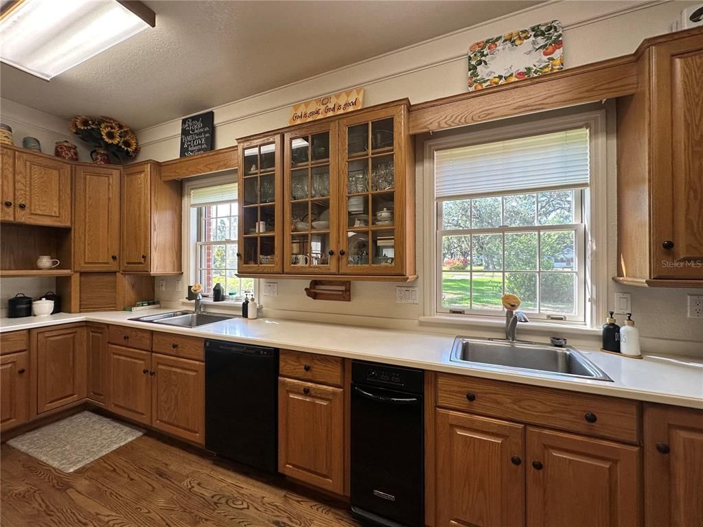 Interior, Kitchen, Wood Texture Flooring