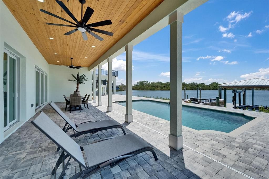 Exterior, Pool, Water, Wooden Ceilings