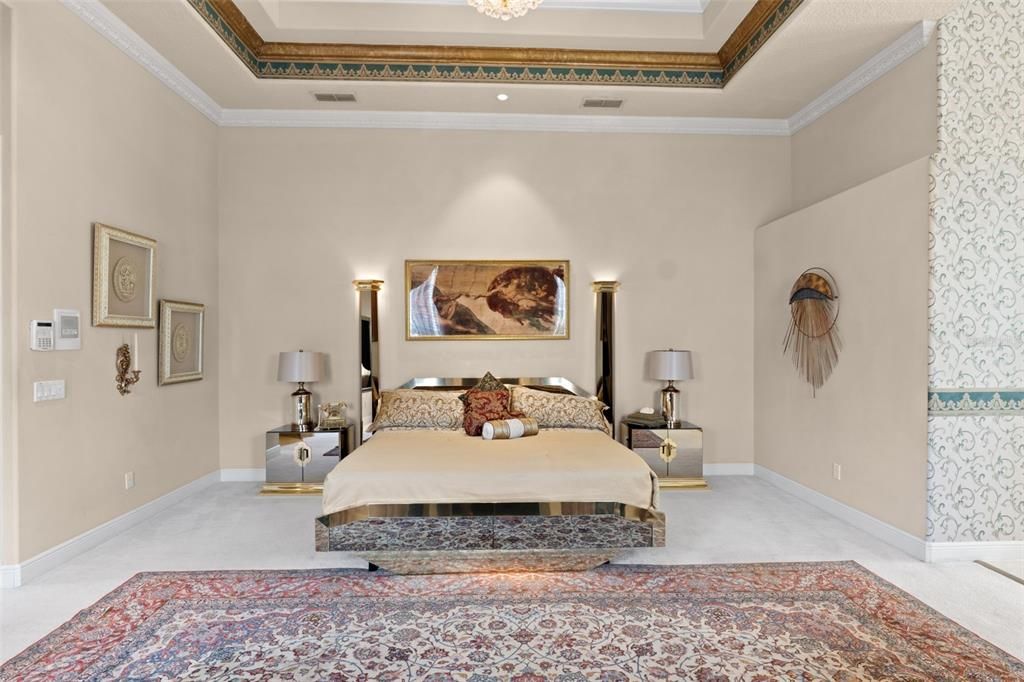Bedroom, Interior, Recessed Lighting