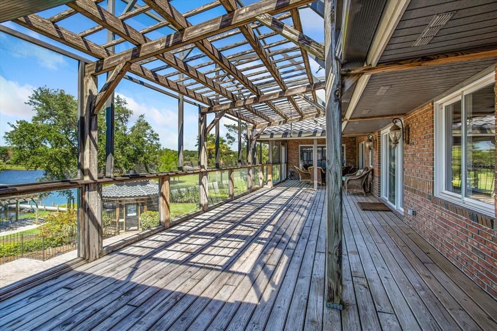 Exterior, Water, Wood Texture Flooring