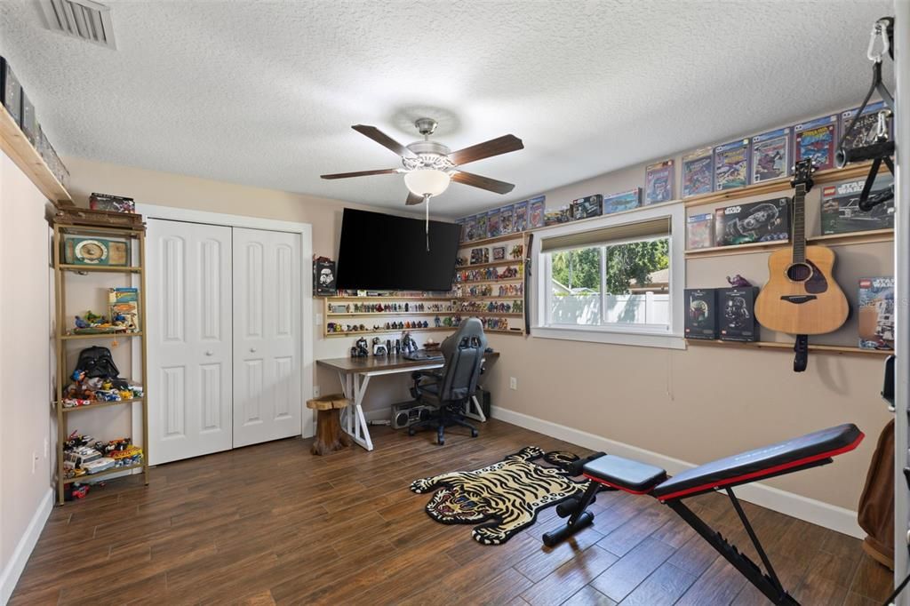 Home Office, Interior, Wood Texture Flooring