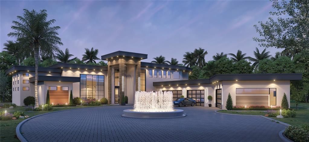 Attached, Backyard, Exterior, Facade, Modern