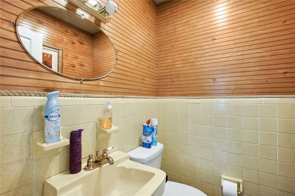 Bathroom, Interior, Wooden Walls