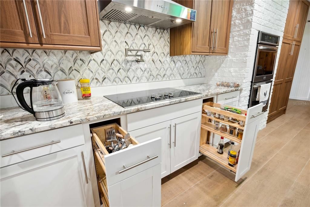 Interior, Kitchen, Wood Texture Flooring