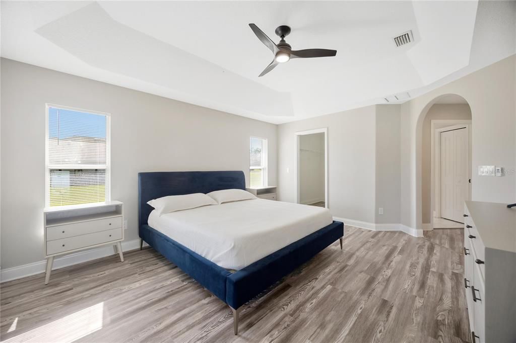Bedroom, Interior, Wood Texture Flooring
