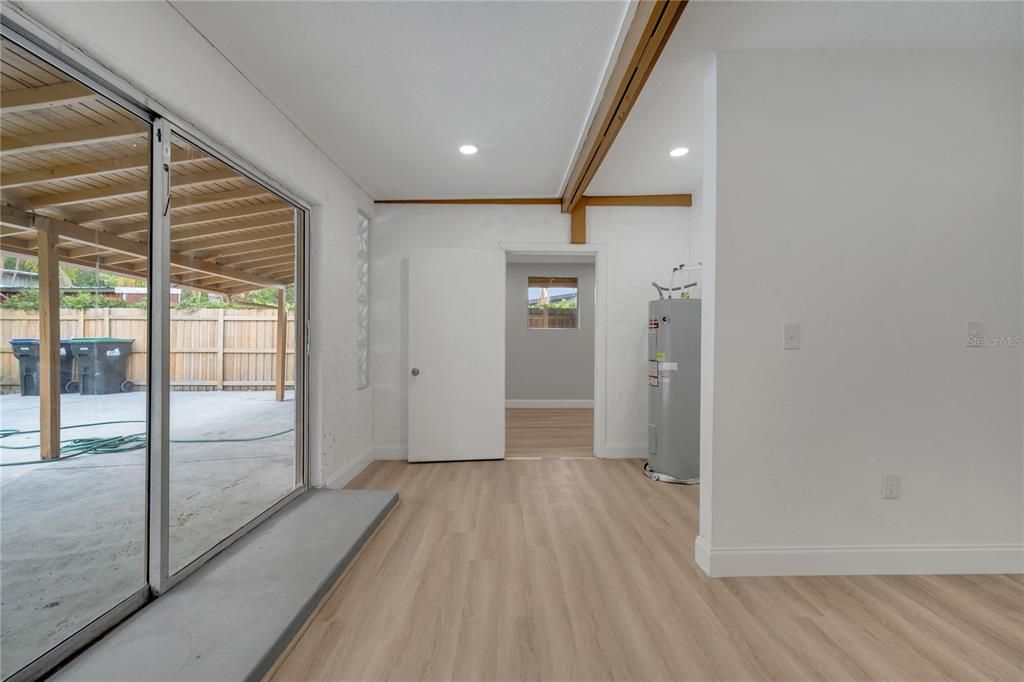 Interior, Recessed Lighting, Wood Texture Flooring