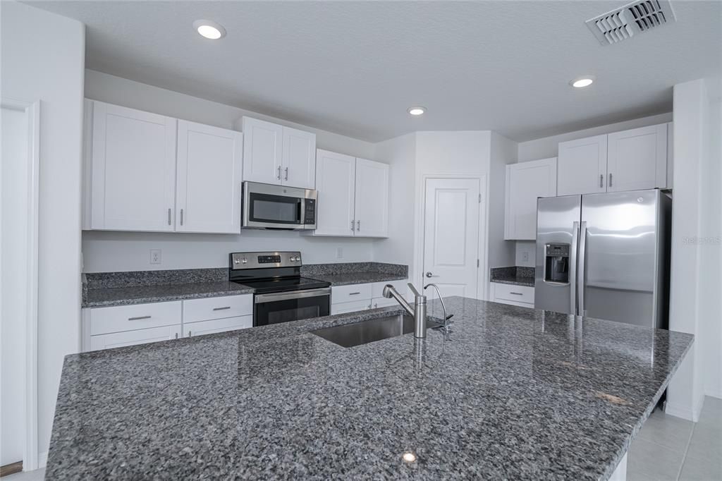 Interior, Kitchen, Recessed Lighting, Stainless Steel Appliances