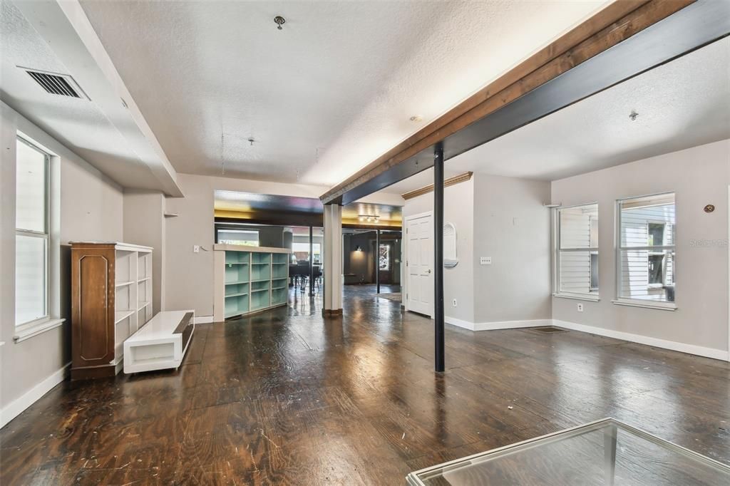 Empty room, Interior, Wood Texture Flooring