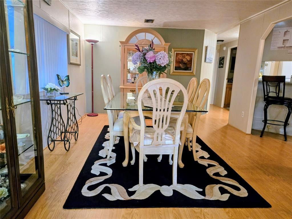 Dining room, Interior, Wood Texture Flooring