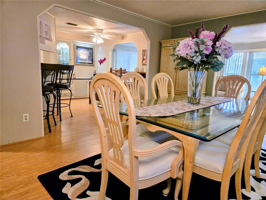 Dining room, Interior, Wood Texture Flooring
