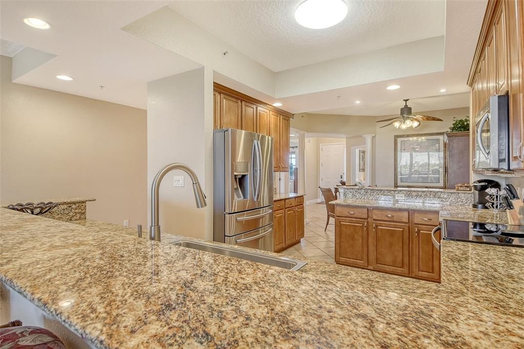 Interior, Kitchen, Recessed Lighting, Stainless Steel Appliances